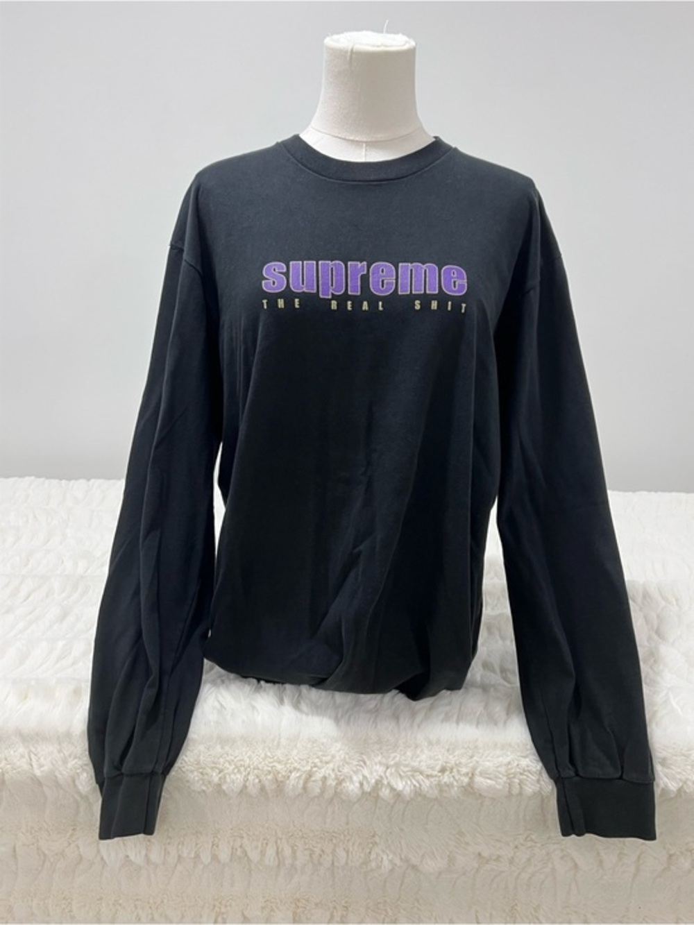 Supreme Black Long Sleeve Shirt